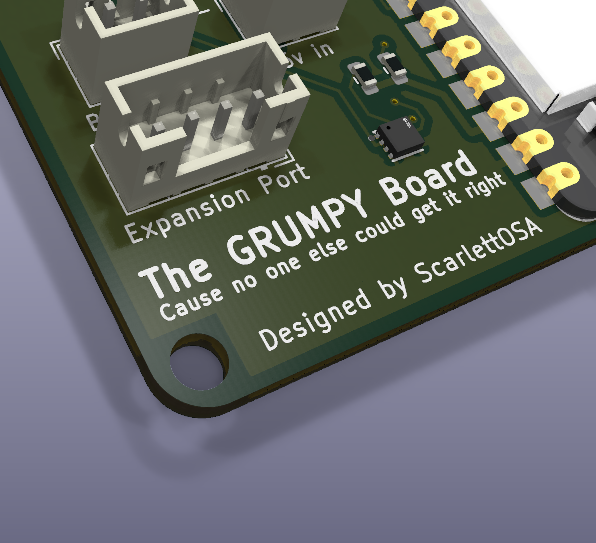 Grumpy Mesh Board expansion port